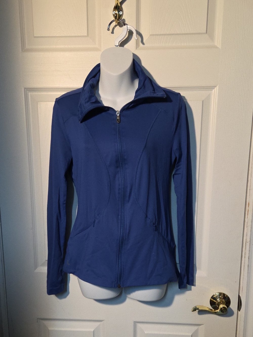 Lole Women's Royal Blue Zip-Front Jacket